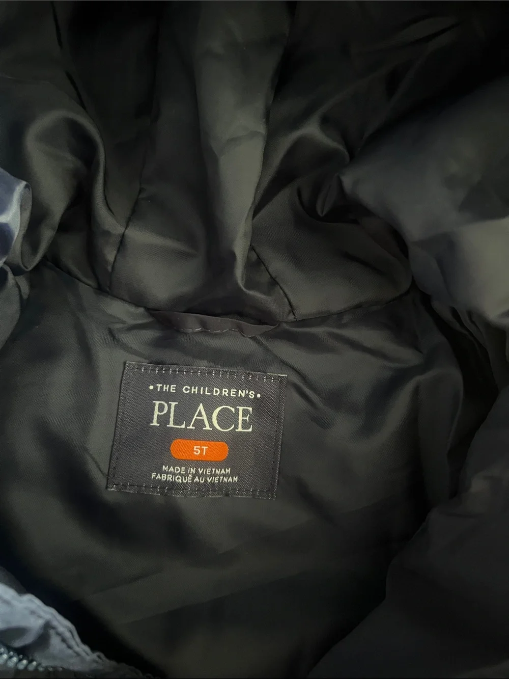 The Children's Place Navy Hooded Puffer Jacket